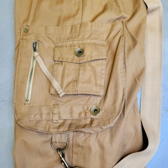 [NWOT] PATRICK ROBINSON X TARGET WIDE LEG CARGO PANTS with DETACHABLE STRAP Sz S - Picture 11 of 15